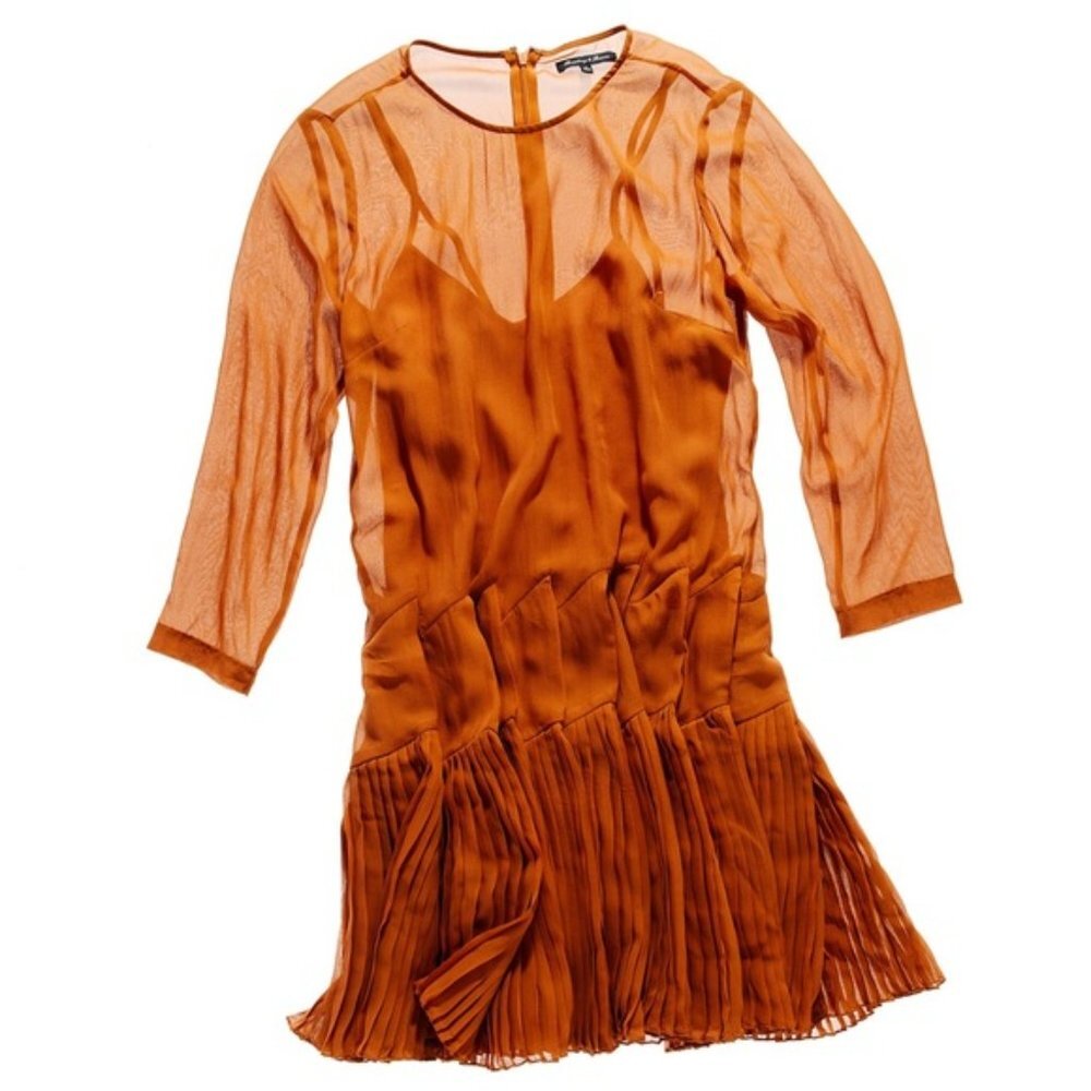 Madewell x Alexa Chung Carine Silk Dress sz 0 - Picture 2 of 12